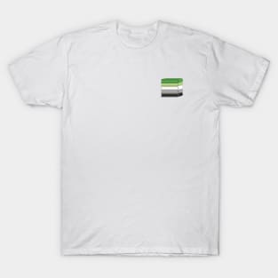 Aromantic Book Stack T-Shirt